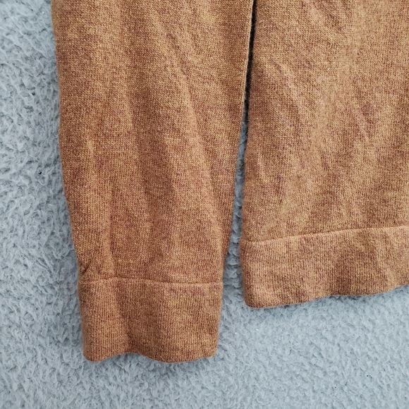 J Crew Teddie Sweater Womens Small Wool Blend Heather Tan Camel Style F5199 - Picture 5 of 11